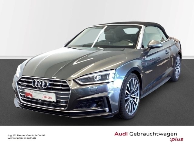 Daytonagrau perleffekt Gebraucht 2019 Audi A5 Cabriolet S-Line Cabrio | 36.989 € (Fairer Preis) - Bild 1/4
