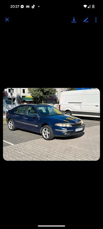Blau Gebraucht 2004 Renault Laguna II Limousine | 1.300 € (Guter Preis) - Bild 1/4
