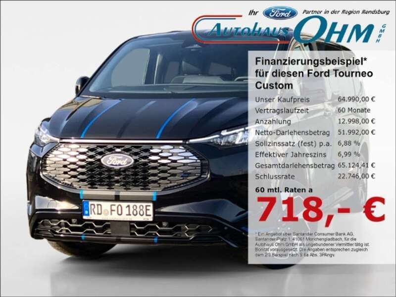 Agate black Gebraucht 2024 Ford Tourneo Sport Van / Kleinbus | 64.990 € (Superpreis) - Bild 1/3
