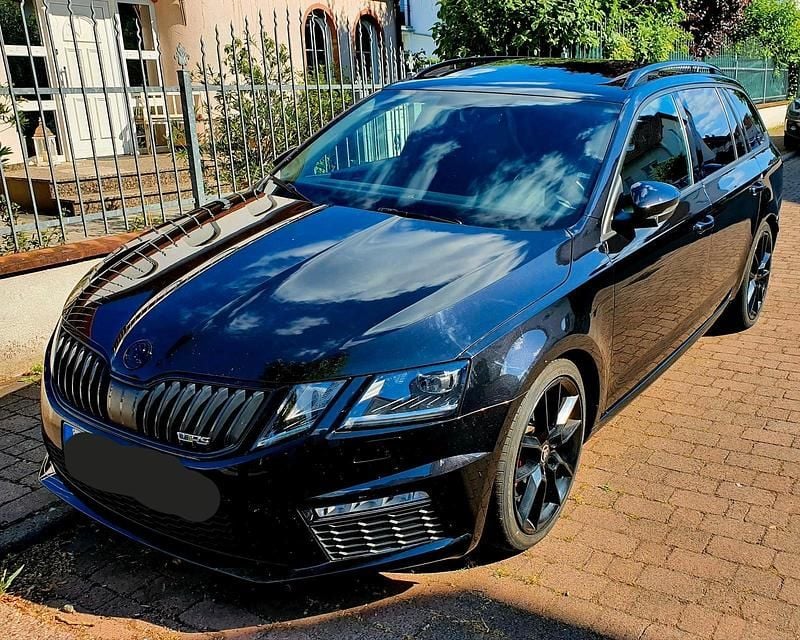 Gebraucht Skoda Octavia vRS 184 PS (135 kW) 2017 Schwarz Kombi