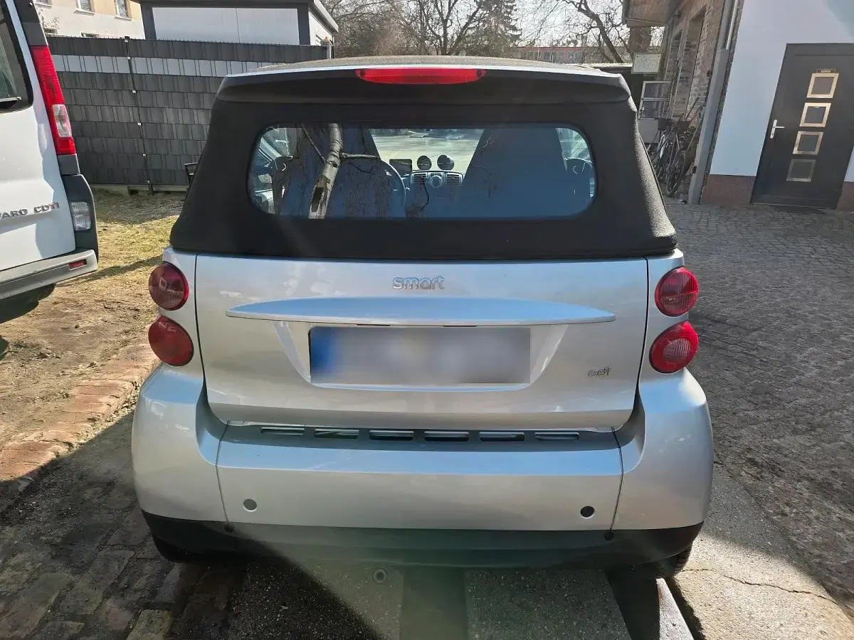 Używany Smart ForTwo Cabrio 60 KM (44 kW) 2009 Srebrny Kabriolet