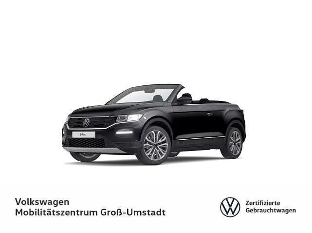 Deep black perleffekt Gebraucht 2021 VW T-Roc Cabriolet Style Cabrio | 22.980 € (Fairer Preis) - Bild 1/4
