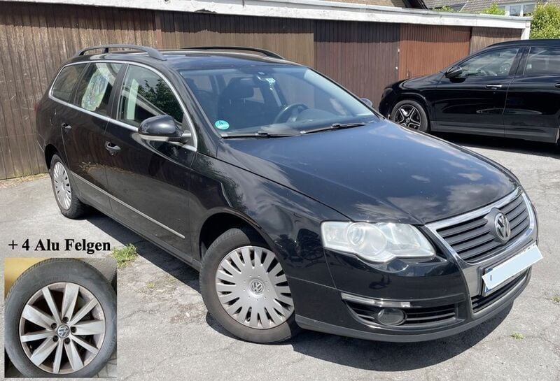 Schwarz Gebraucht 2007 VW Passat Highline Kombi | 2.700 € (Fairer Preis) - Bild 1/4