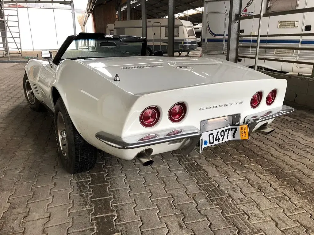 Gebraucht Corvette C3 390 PS (286 kW) 1968 Weiß Cabrio