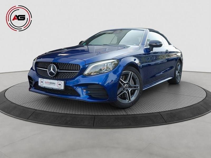 Brilliantblau Gebraucht 2018 Mercedes C300 AMG Cabrio | 35.900 € (Etwas zu teuer) - Bild 1/4