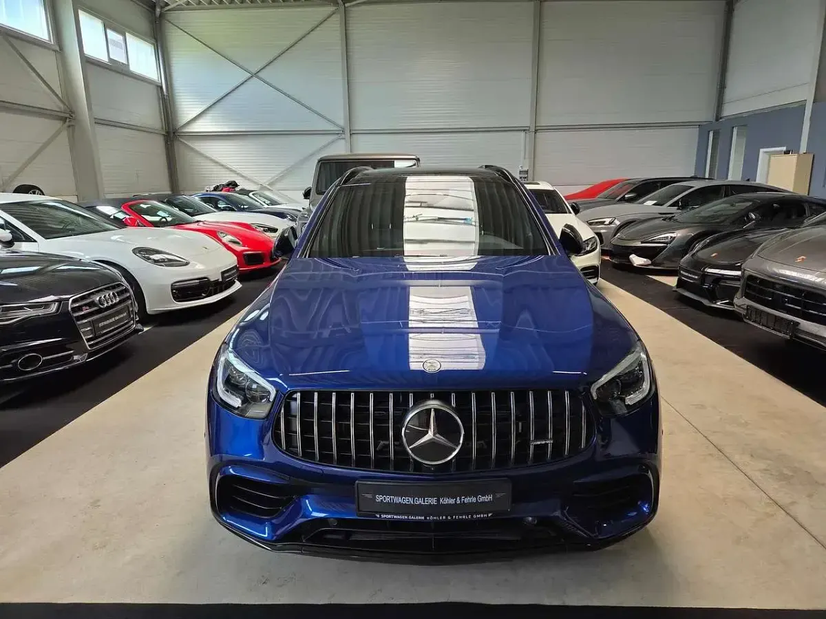 Gebraucht Mercedes GLC63 AMG AMG 510 PS (375 kW) 2021 Blau SUV
