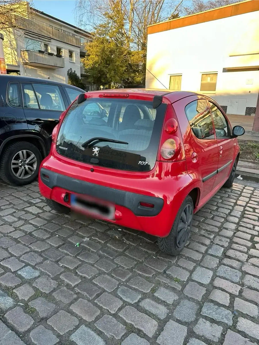 Gebraucht Peugeot 107 68 PS (50 kW) 2007 Rot Kleinwagen