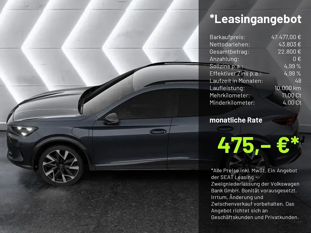 Neu Cupra Formentor VZ 272 PS (200 kW) 2026 Grau SUV