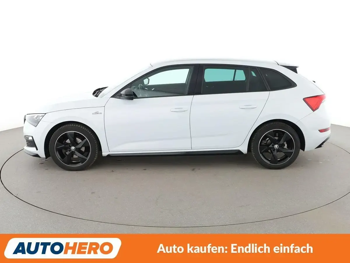 Gebraucht Skoda Scala Monte Carlo 110 PS (80 kW) 2021 Weiß Kleinwagen
