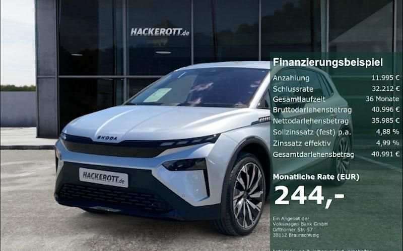 Silber Gebraucht 2025 Skoda Elroq SportLine SUV | 47.980 € (Fairer Preis) - Bild 1/4