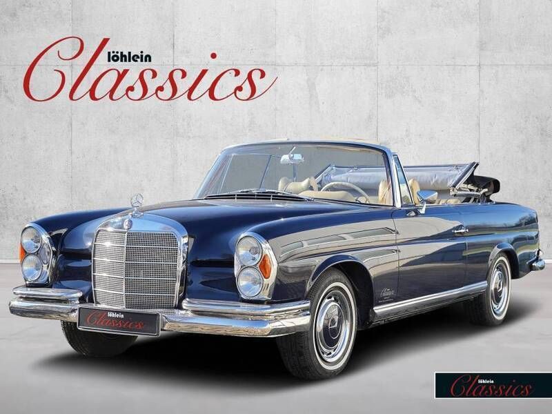 Blau Gebraucht 1969 Mercedes 280 SE Cabrio | 249.900 € - Bild 1/4