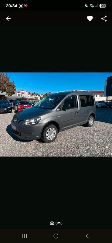 Gebraucht VW Caddy 86 PS (63 kW) 2011 Grau Van / Kleinbus