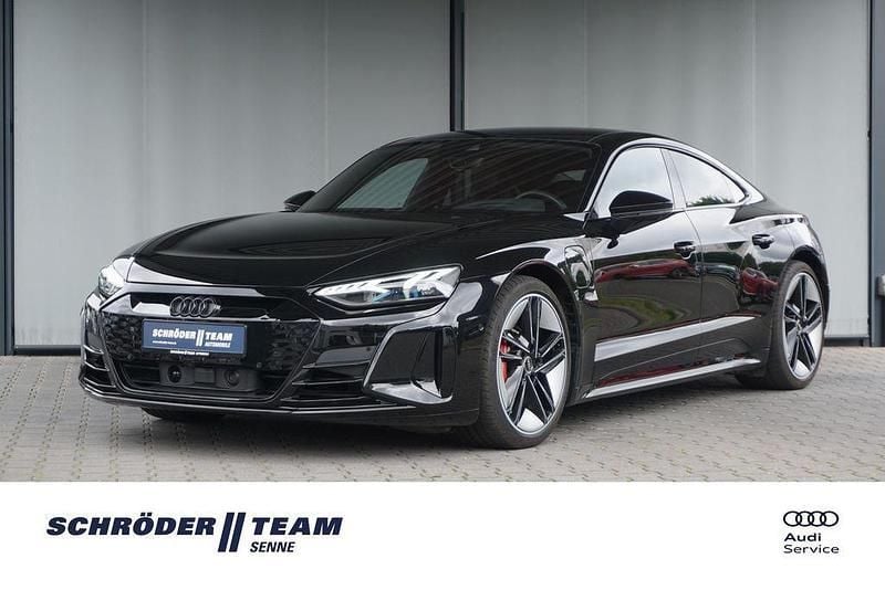 Mythosschwarz metallic Gebraucht 2022 Audi e-tron GT quattro Ambiente Limousine | 59.890 € (Guter Preis) - Bild 1/4