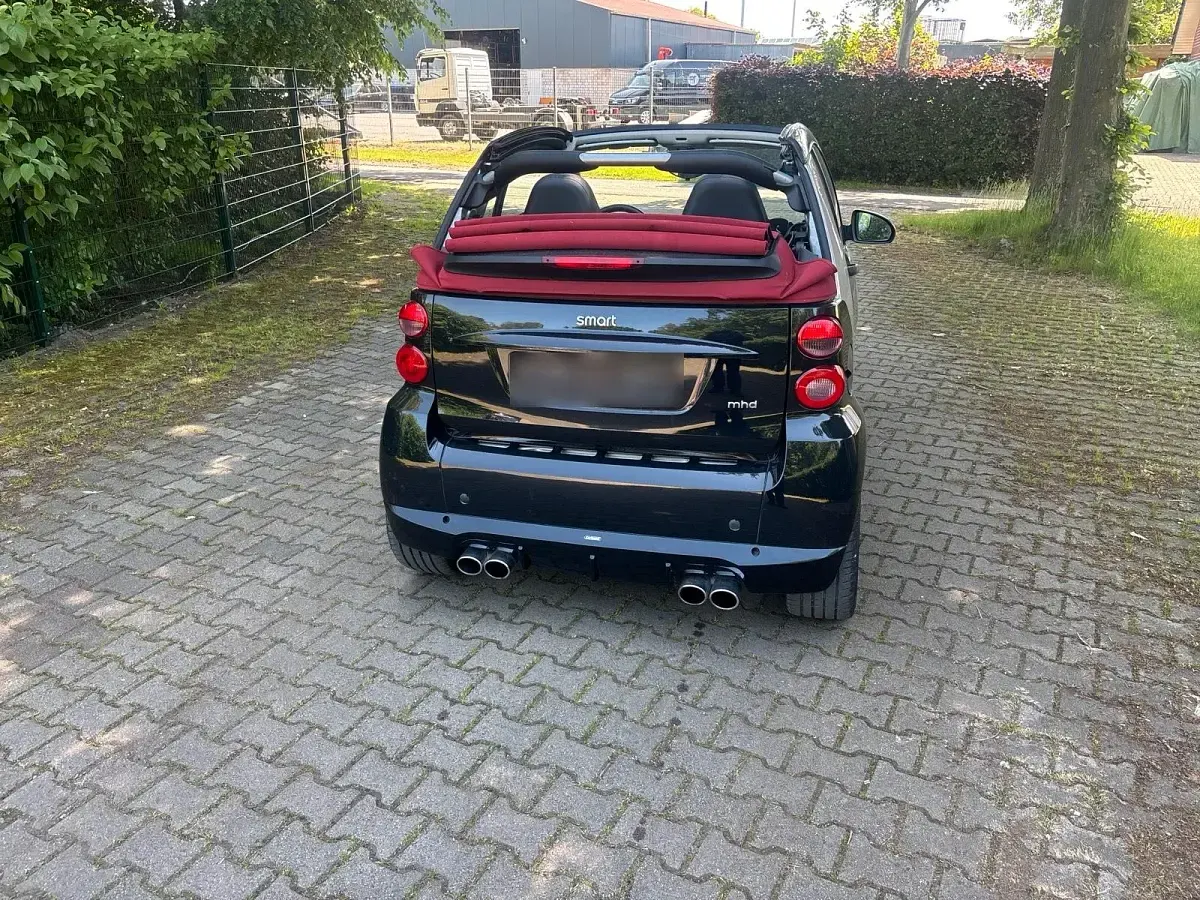 Gebraucht Smart ForTwo Cabrio 71 PS (52 kW) 2008 Schwarz Cabrio