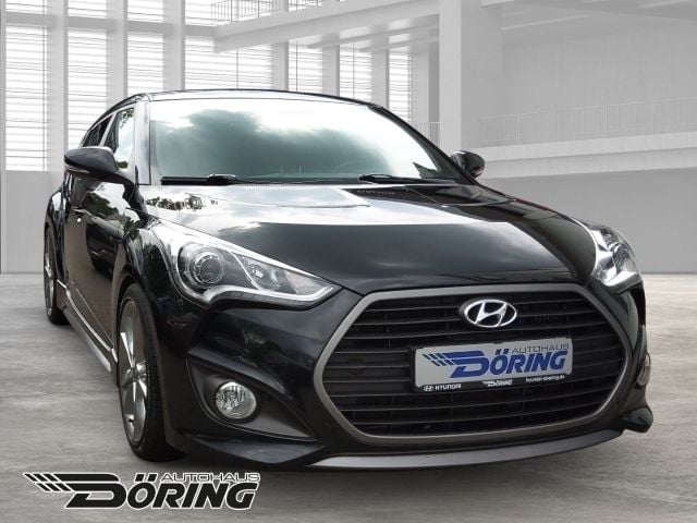 Gebraucht Hyundai Veloster Premium 186 PS (136 kW) 2017 Phantom black / mic (schwarz) Kleinwagen