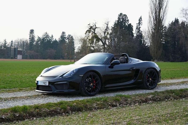 Gebraucht Porsche Boxster Spyder 375 PS (275 kW) 2016 Schwarz Cabrio