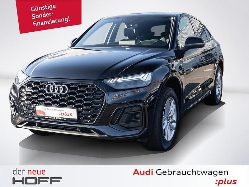Mythosschwarz metallic Gebraucht 2022 Audi Q5 Sportback S-Line SUV | 40.575 € (Guter Preis) - Bild 1/4