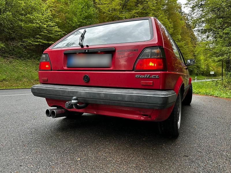 Gebraucht VW Golf II 70 PS (51 kW) 1990 Rot Kleinwagen