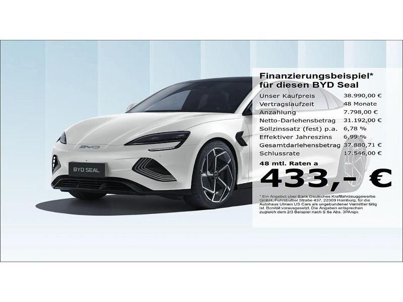 Weiss Neu 2025 BYD Seal Design Limousine | 38.990 € (Fairer Preis) - Bild 1/4