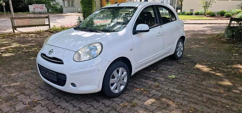 Weiß Gebraucht 2012 Nissan Micra Kleinwagen | 1.690 € (Guter Preis) - Bild 1/4