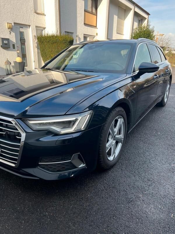 Blau Gebraucht 2021 Audi A6 S-Line Kombi | 46.000 € (Teuer) - Bild 1/4