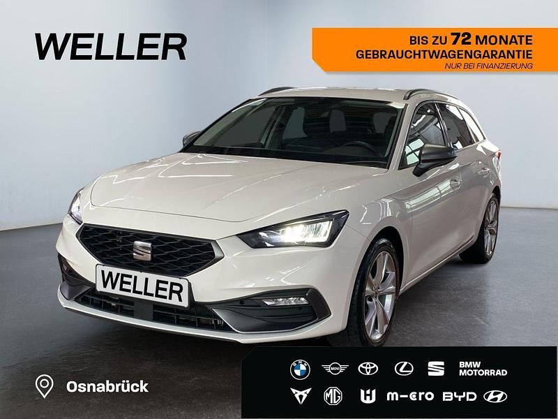 Weiss Gebraucht 2023 Seat Leon ST FR Kombi | 20.885 € (Guter Preis) - Bild 1/3