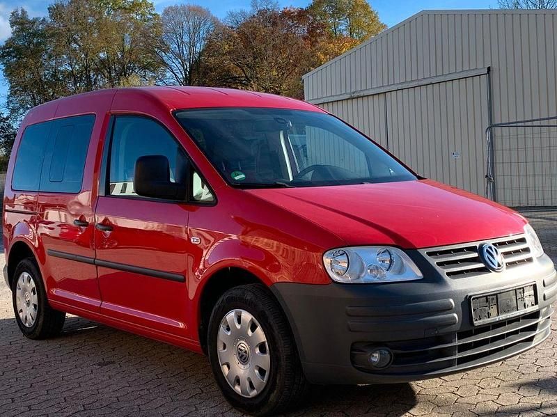 Rot Gebraucht 2009 VW Caddy Life Van / Kleinbus | 4.990 € (Fairer Preis) - Bild 1/4