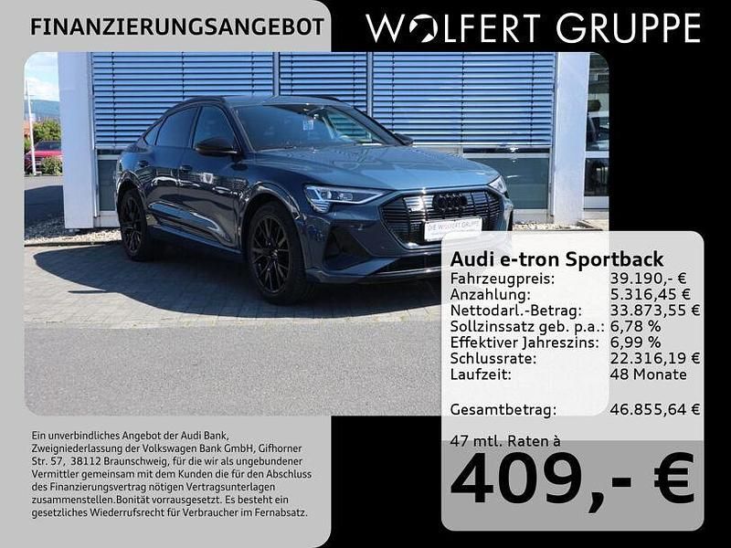 Plasmablau metallic Gebraucht 2021 Audi e-tron S-Line SUV | 39.190 € (Fairer Preis) - Bild 1/4