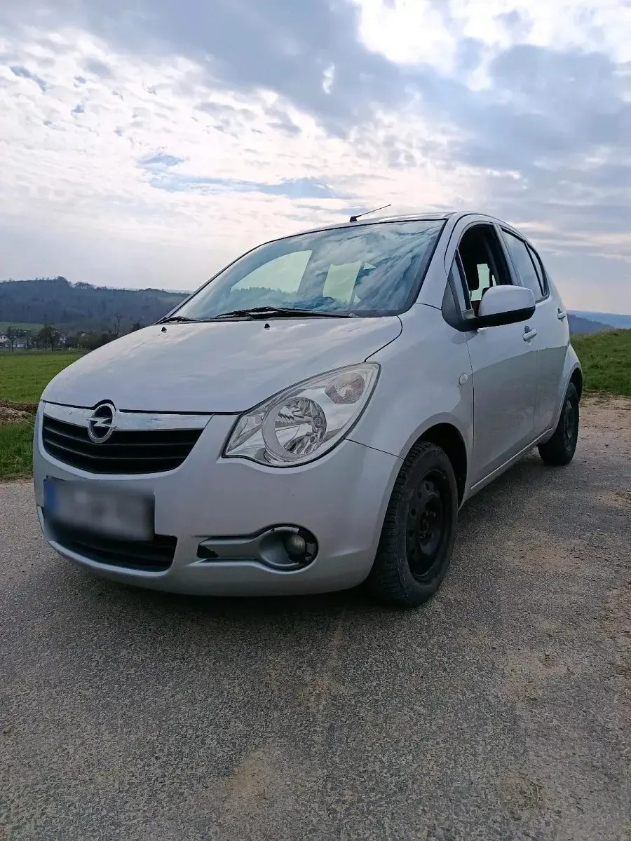 Gebraucht Opel Agila 2008 Silber Kleinwagen