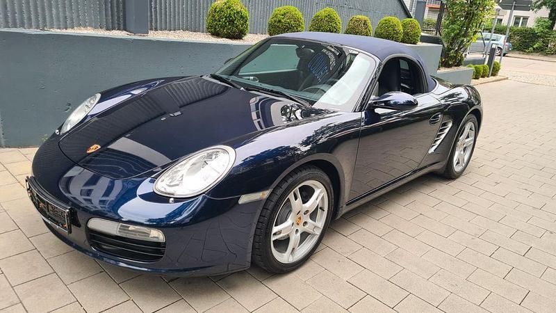 Blau Gebraucht 2006 Porsche Boxster Cabrio | 23.999 € (Guter Preis) - Bild 1/4