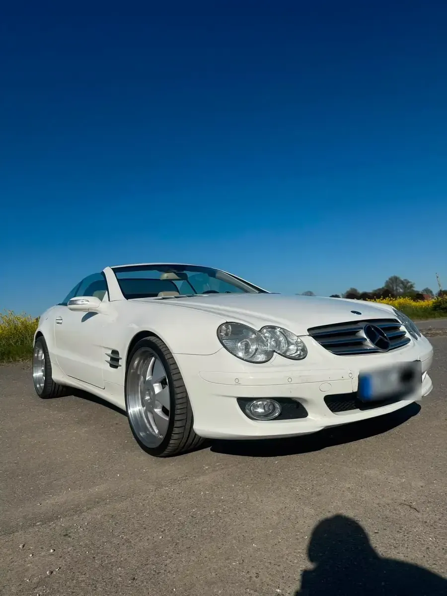 Gebraucht Mercedes SL350 272 PS (200 kW) 2008 Weiß Cabrio