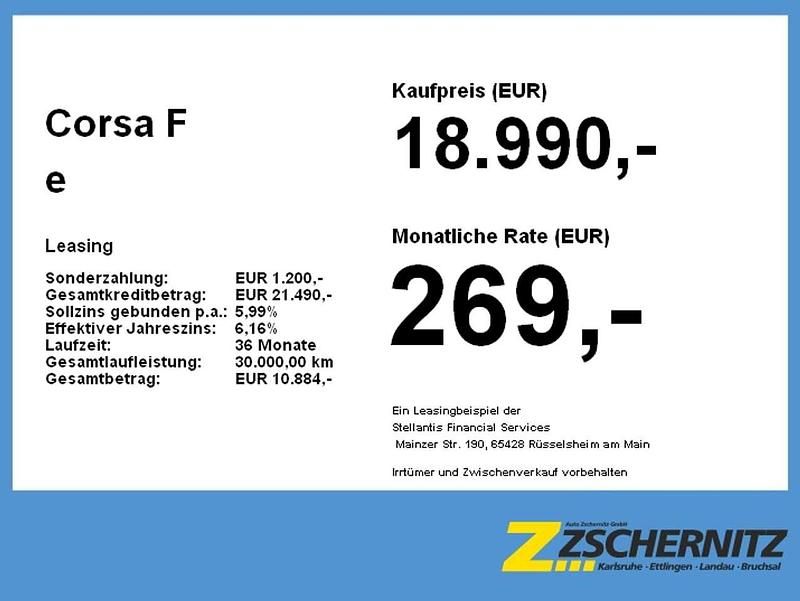 Gebraucht Opel Corsa-e 100 kW (136 PS) 2023 Lackierung schwarz perla nera/ Kleinwagen