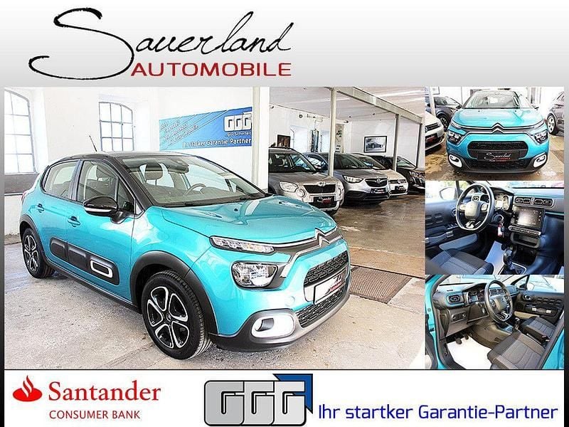 Blau Gebraucht 2020 Citroën C3 Feel Kleinwagen | 8.995 € (Guter Preis) - Bild 1/4