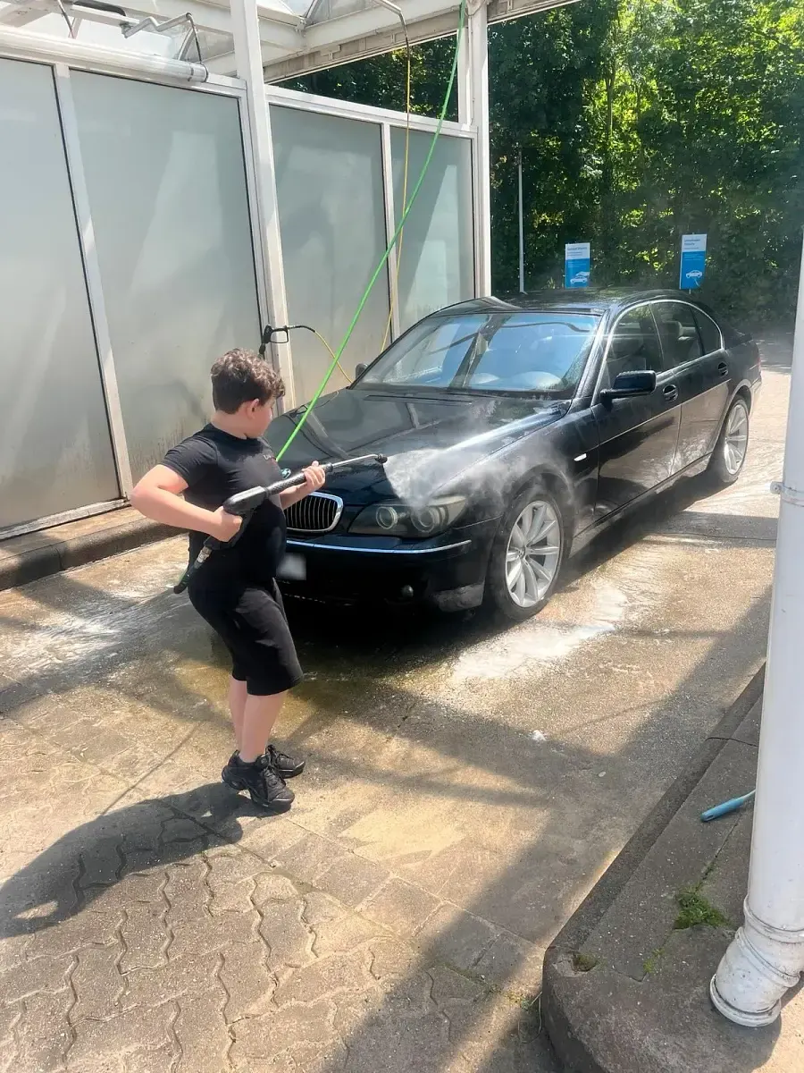 Gebraucht BMW 730 245 PS (180 kW) 2007 Blau Limousine