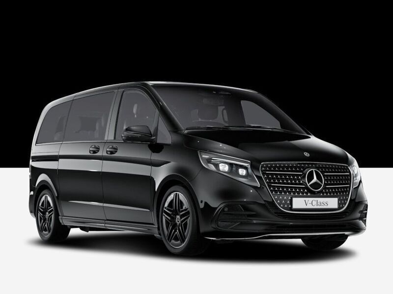 Schwarz Neu 2025 Mercedes V300 Avantgarde Van / Kleinbus | 96.990 € (Guter Preis) - Bild 1/4
