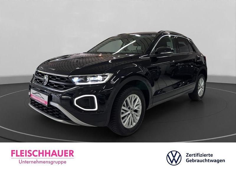Schwarz Gebraucht 2025 VW T-Roc Life SUV | 24.880 € (Fairer Preis) - Bild 1/4
