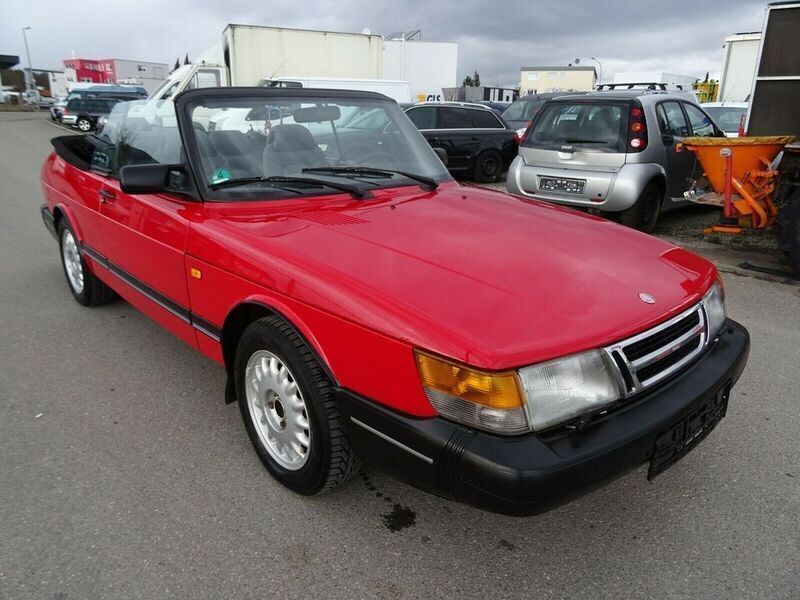 Rot Gebraucht 1991 Saab 900 Cabriolet Cabrio | 6.900 € - Bild 1/4