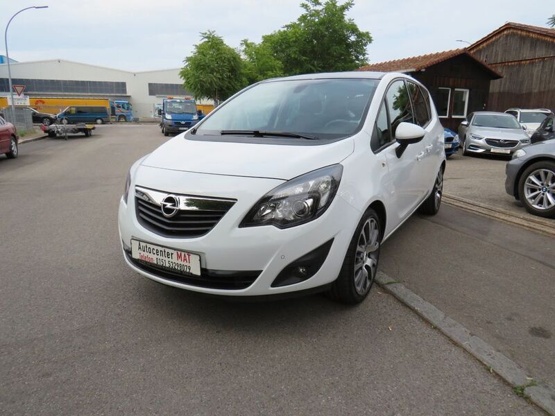 Schwarz Gebraucht 2012 Opel Meriva Color Edition Van / Kleinbus | 4.950 € (Etwas zu teuer) - Bild 1/4