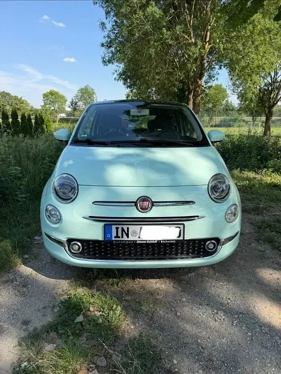Gebraucht Fiat 500 Lounge 69 PS (50 kW) 2016 Grün Kleinwagen