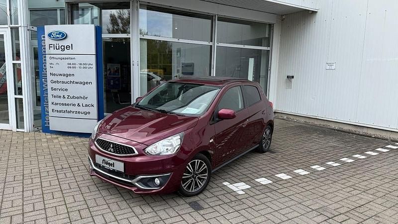 Gebraucht Mitsubishi Space Star Edition 80 PS (58 kW) 2017 Rot Limousine
