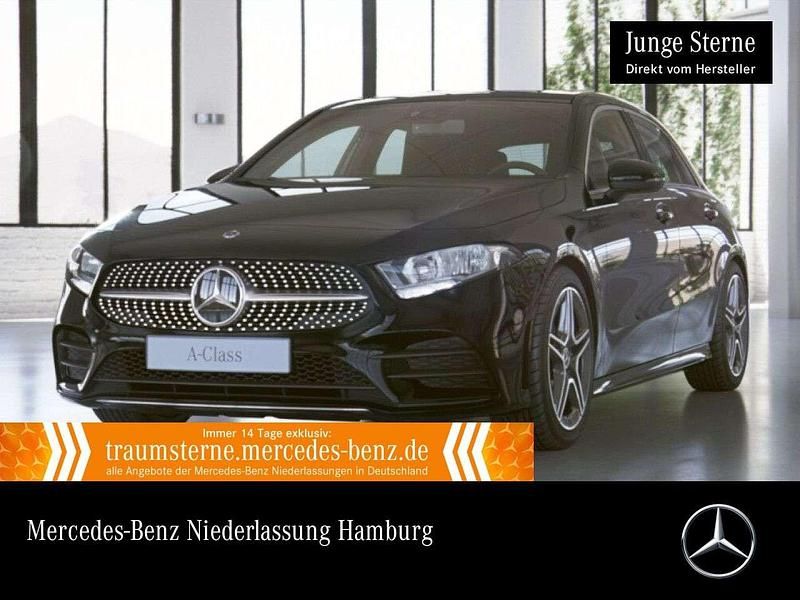 Schwarz Gebraucht 2022 Mercedes A250 AMG Limousine | 23.390 € (Superpreis) - Bild 1/3