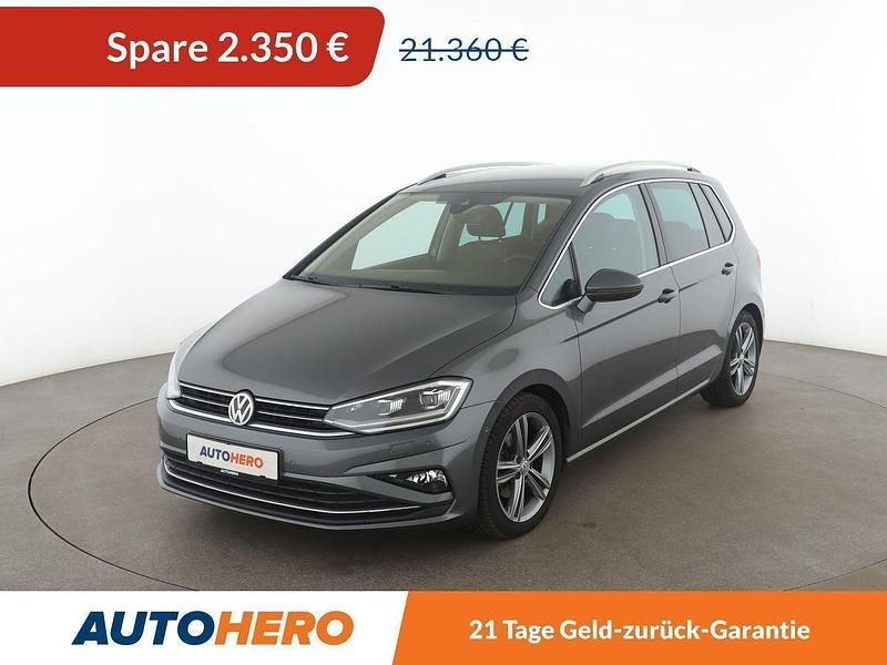 Grau Gebraucht 2018 VW Golf Sportsvan Highline Van / Kleinbus | 19.010 € (Fairer Preis) - Bild 1/3