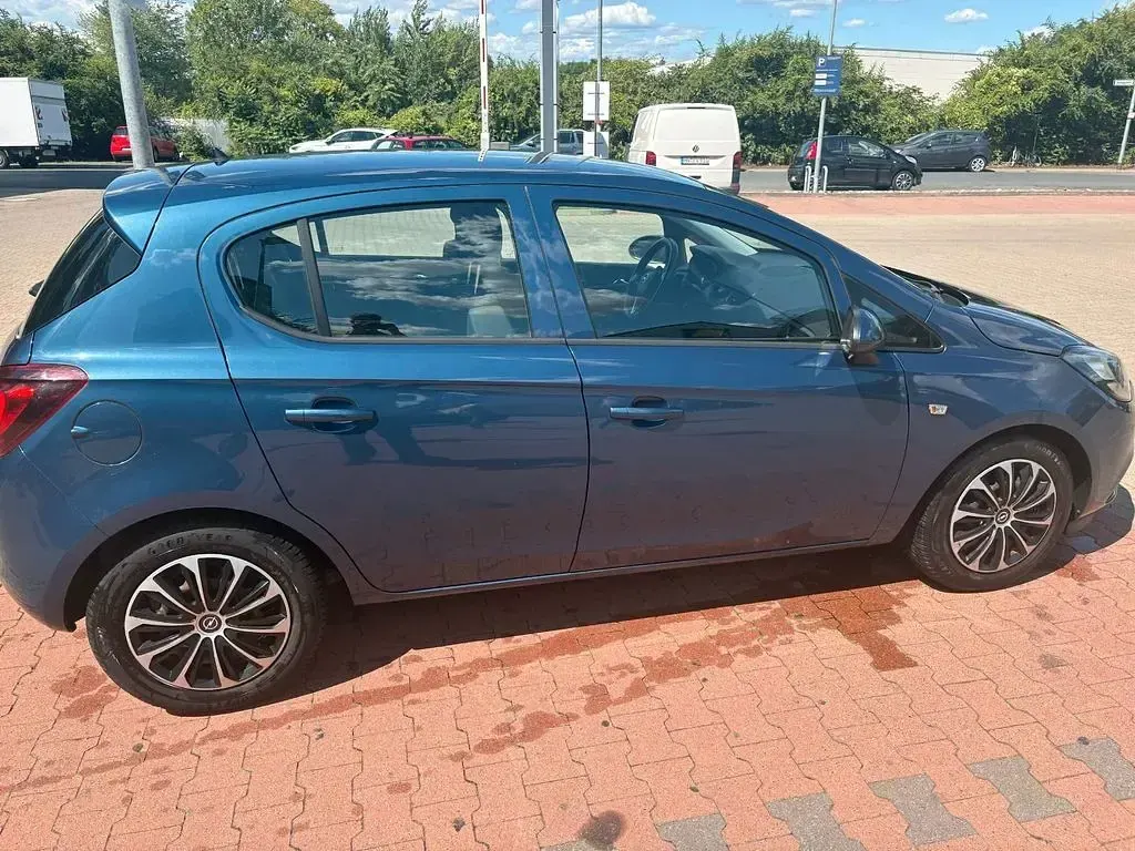 Gebraucht Opel Corsa Edition 90 PS (66 kW) 2015 Blau Kleinwagen