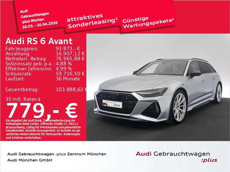 Gebraucht Audi RS6 Sport 600 PS (441 kW) 2022 Florettsilber metallic Kombi