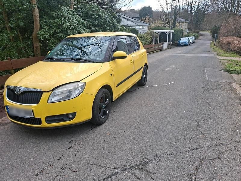 Gebraucht Skoda Fabia 2007 Gelb Kleinwagen