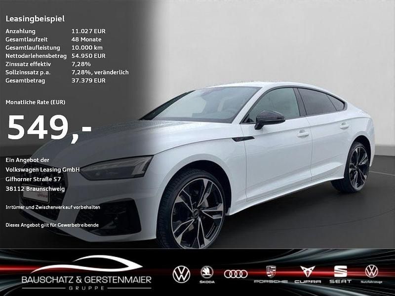 Weiss Gebraucht 2024 Audi A5 Sportback Business Coupé | 54.950 € - Bild 1/4