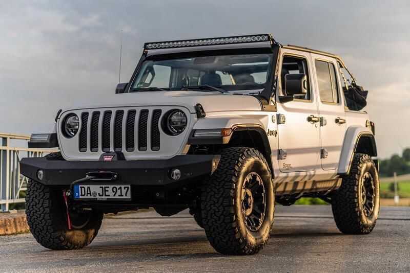 Gebraucht Jeep Wrangler 272 PS (200 kW) 2020 Blue pearl matt SUV