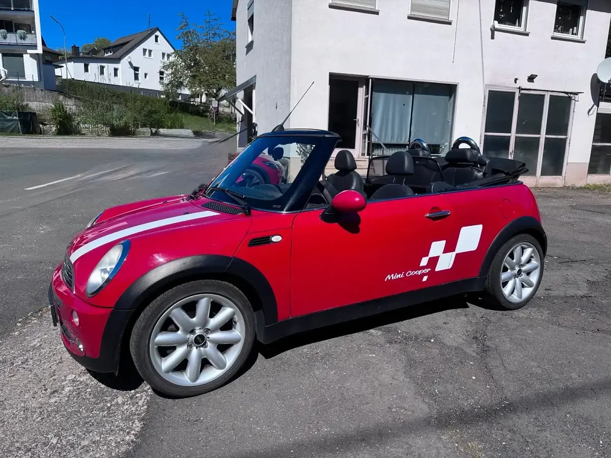 Usata Mini Cooper Cabriolet 116 CV (85 kW) 2005 Rosso Cabrio