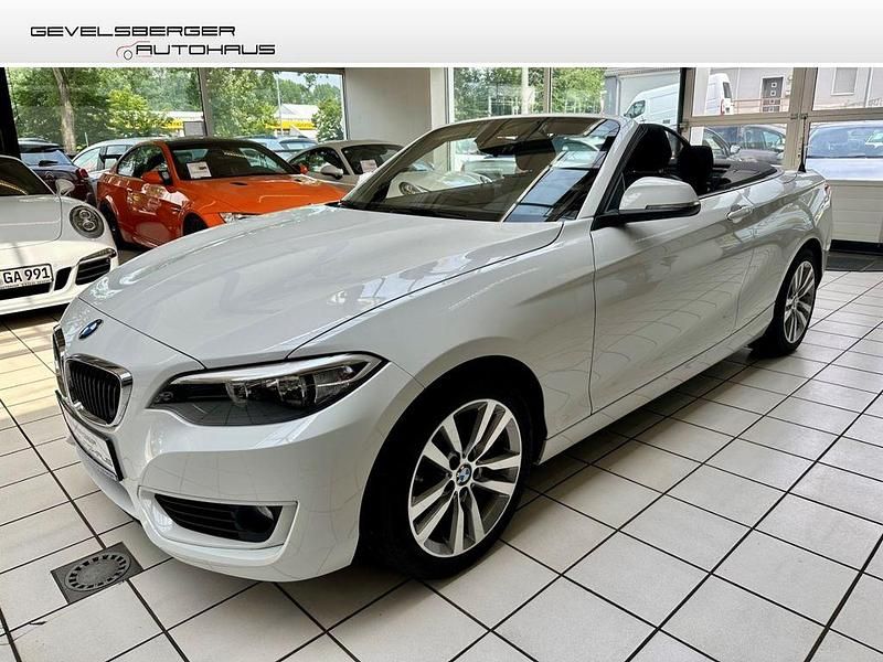 Weiß Gebraucht 2016 BMW 218 Advantage Cabrio | 16.980 € (Fairer Preis) - Bild 1/4