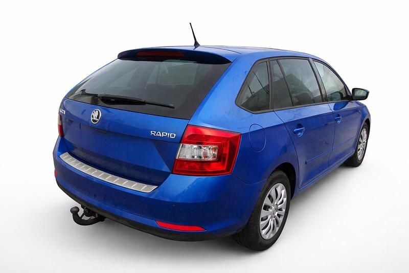 Gebraucht Skoda Rapid 85 PS (62 kW) 2014 Blau Kleinwagen